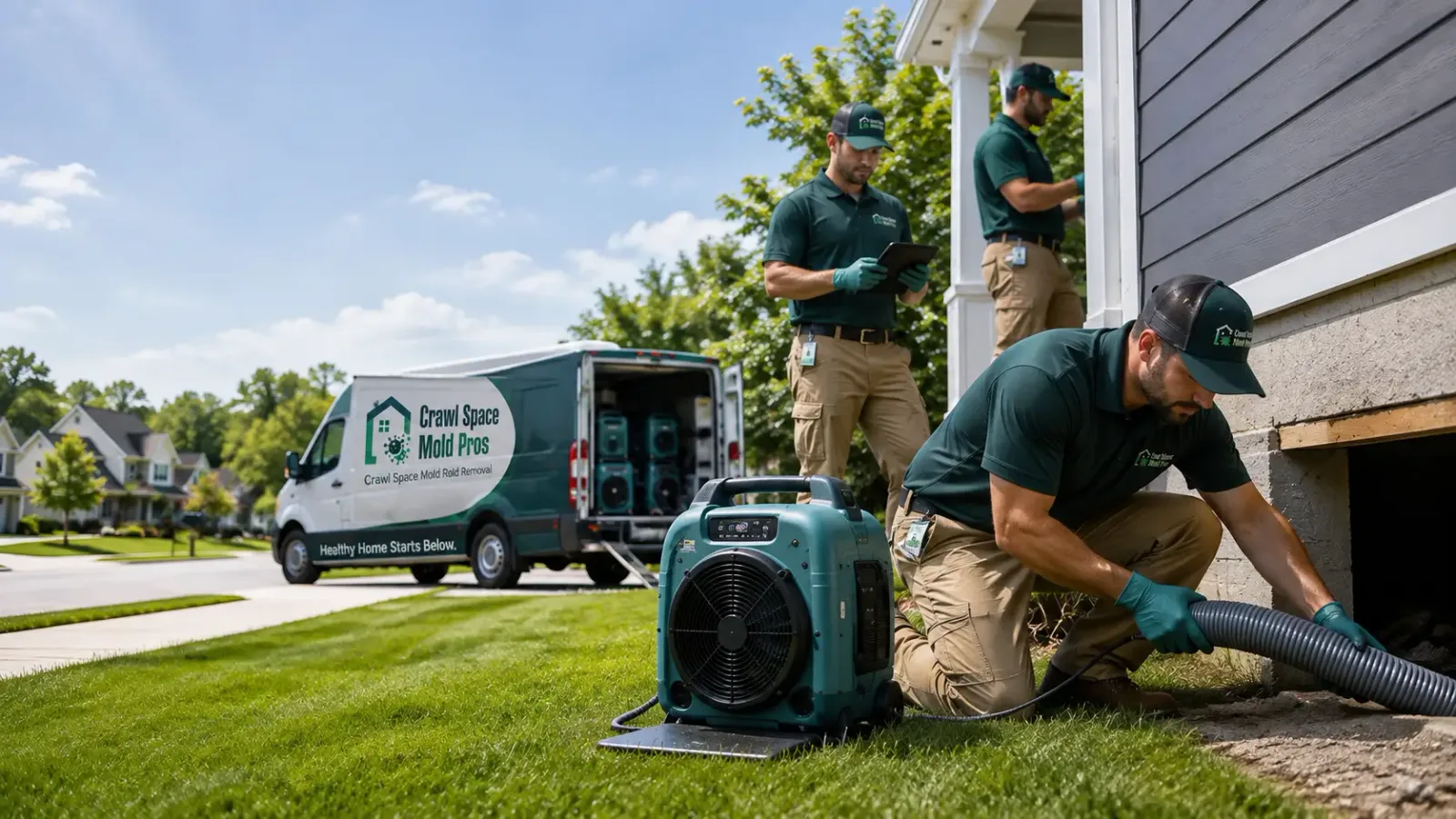 Crawl Space Mold Removal in Trivoli, IL